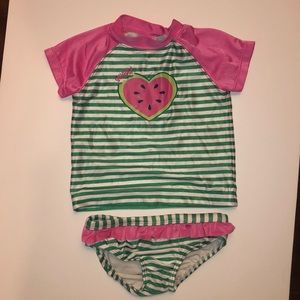 Little girl swimsuit set